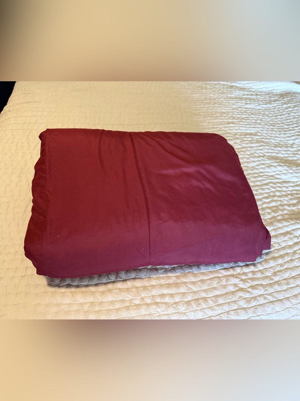 Burgundy throw blanket - Home Bedding